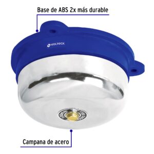 Timbre industrial tipo campana de 4', VOLTECK - Imagen 3