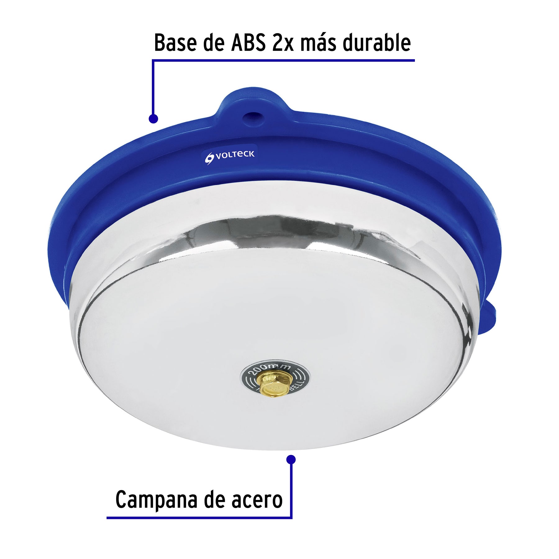 Timbre industrial tipo campana de 8', VOLTECK - Imagen 3