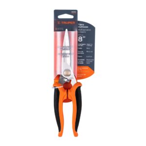Tijera 8' multiusos, Comfort Grip, acero inoxidable, TRUPER - Imagen 5