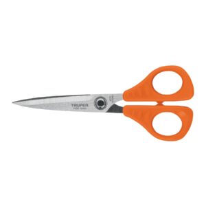Tijera 6-1/2' para oficina, de acero inoxidable, TRUPER