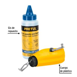 Tiralíneas plástico con gis 15 m (50 ft), PRETUL - Imagen 3
