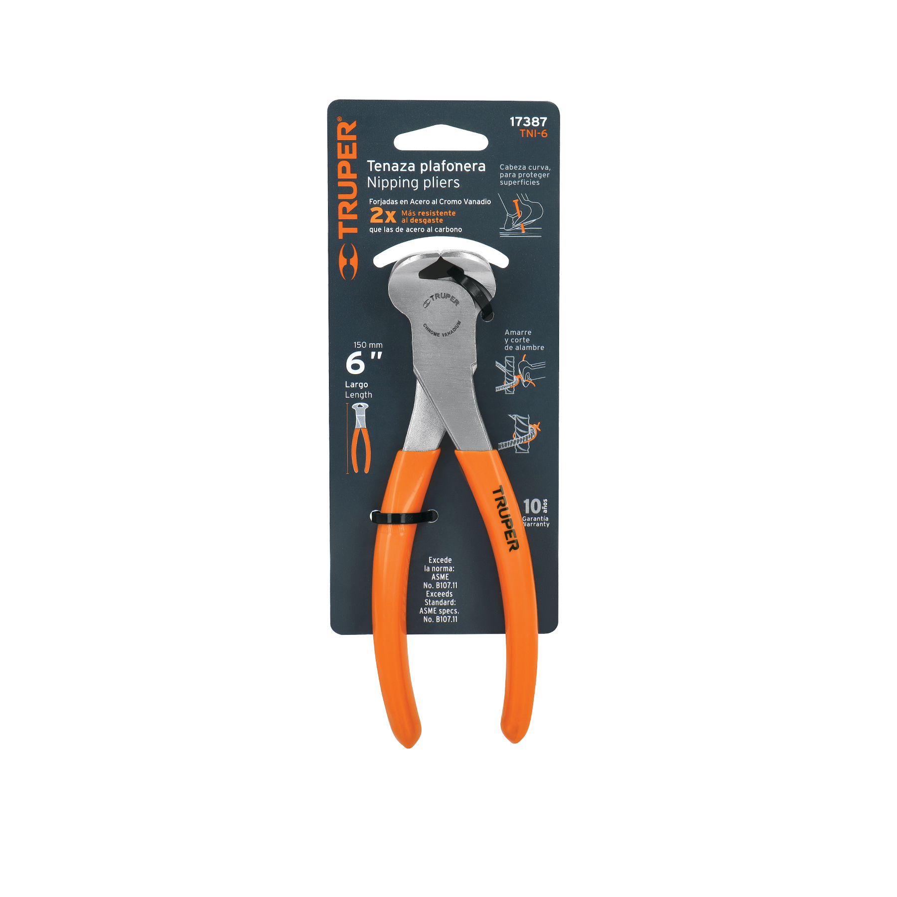 Tenaza plafonera industrial 6', TRUPER - Imagen 6