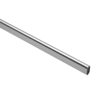 Alternative view of Tubo ovalado para clóset, 3 m, aluminio, HERMEX