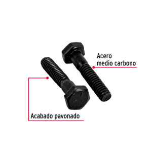 Bolsa con 100 tornillos 1/4' x 1-1/4' acero grado 5, FIERO - Imagen 3