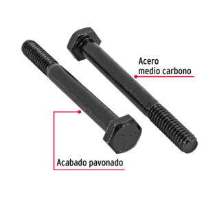 Bolsa con 50 tornillos 1/4' x 2-1/2' acero grado 5, FIERO - Imagen 3