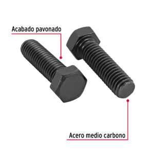 Bolsa con 50 tornillos 7/16' x 1-1/2' acero grado 5, FIERO - Imagen 3