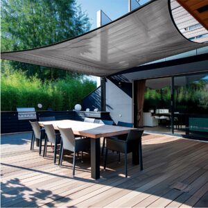 Rollo de malla sombra 90%, raschel negro, 15m x 2m, FIERO - Imagen 5