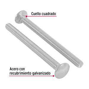 Bolsa con 50 tornillos 5/16' x 4' tipo coche, FIERO - Imagen 3