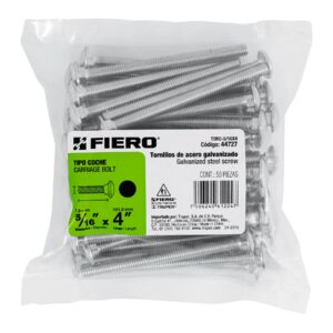 Bolsa con 50 tornillos 5/16' x 4' tipo coche, FIERO - Imagen 5