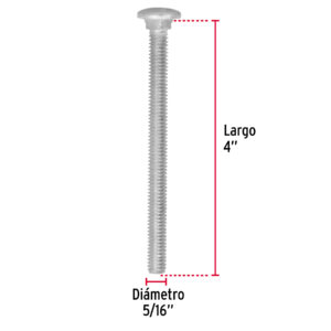 Bolsa con 50 tornillos 5/16' x 4' tipo coche, FIERO - Imagen 4