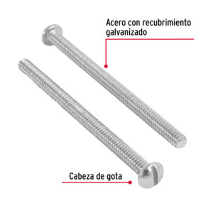Bolsa con 100 tornillos 3/16' x 3' tipo estufa, FIERO - Imagen 3