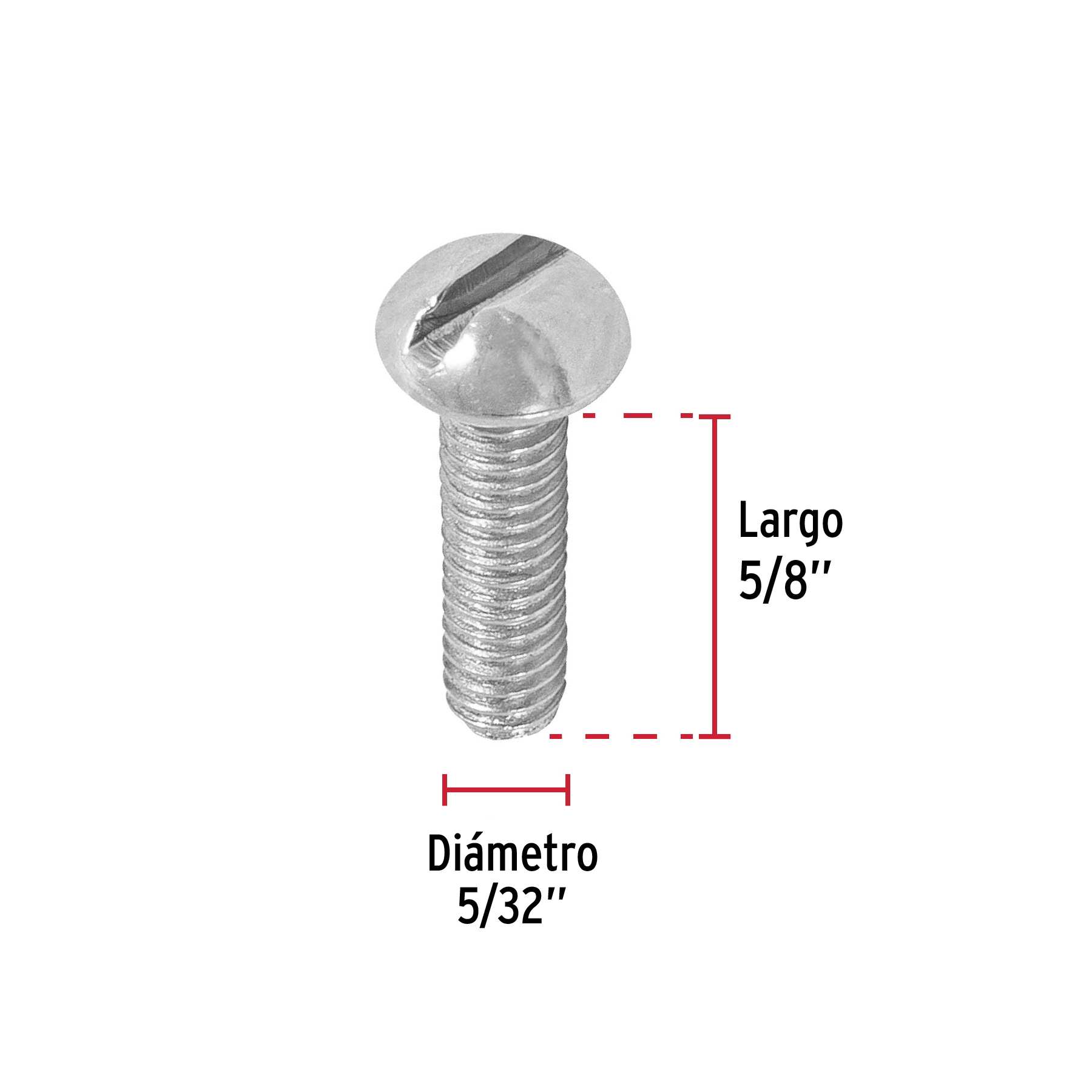 Bolsa con 400 tornillos 5/32' x 5/8' tipo estufa, FIERO - Imagen 4