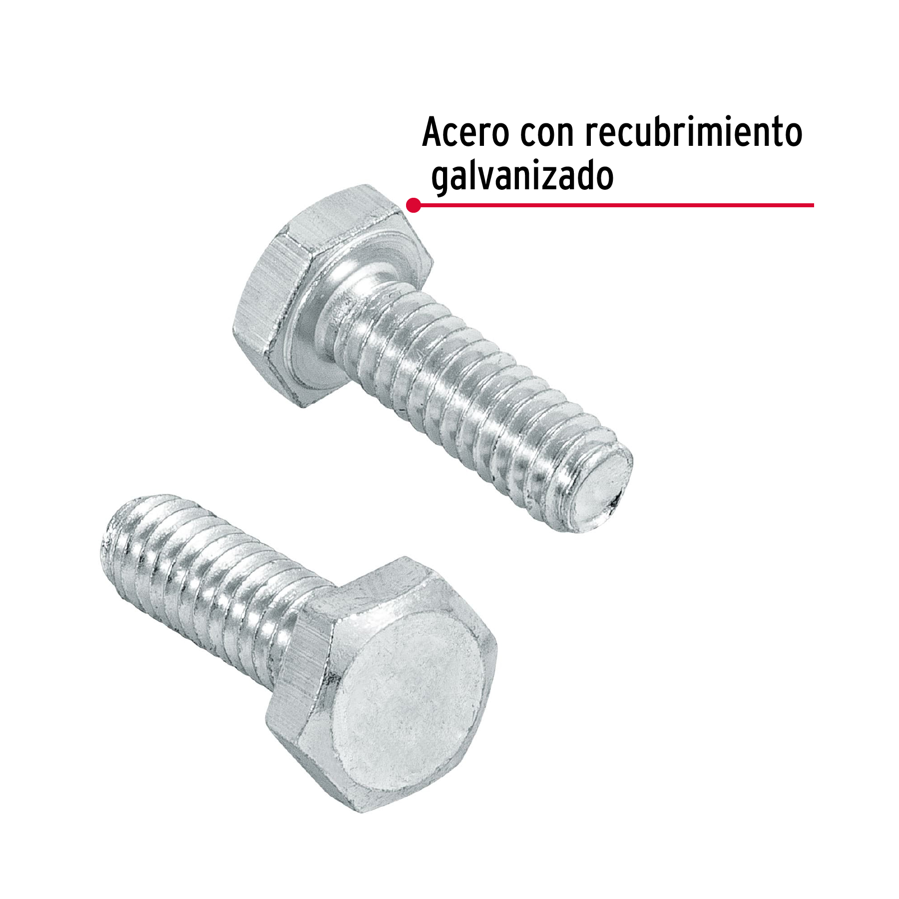Bolsa con 100 tornillos 1/4' x 3/4' tipo máquina, FIERO - Imagen 3