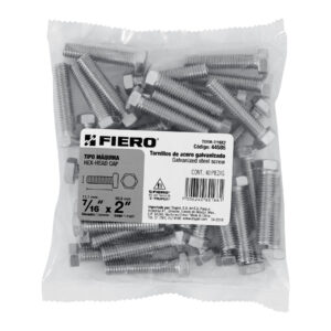 Bolsa con 40 tornillos 7/16' x 2' tipo máquina, FIERO - Imagen 5