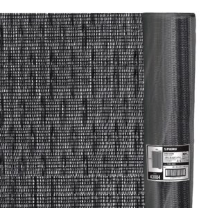 Rollo de malla sombra 80%, monofilamento negro, 1.85m x 25m