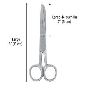 Tijera 5' para costura, de acero inoxidable, PRETUL - Imagen 4