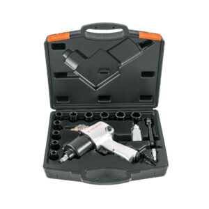 Kit de llave (pistola) de impacto 1/2' ind, estuche plástico