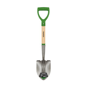 Pala cajuelera redonda, puño 'D' mango de madera, TRUPER