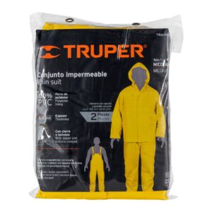 Conjunto impermeable doble capa, talla M, TRUPER - Imagen 4