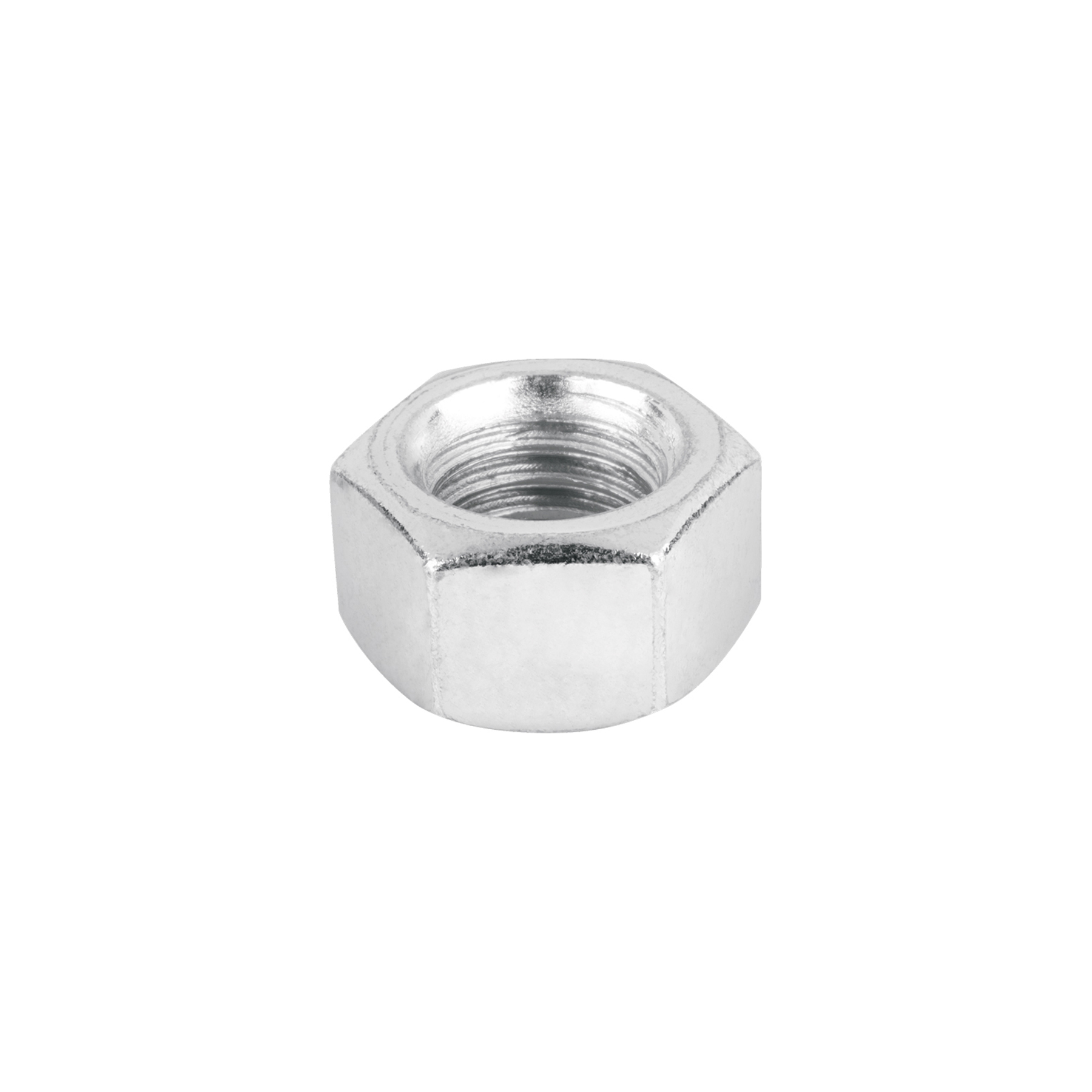 Bolsa con 6 tuercas 1' hexagonales de acero galvanizado - Imagen 2