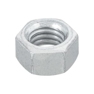 Bolsa con 100 tuercas 3/8' hexagonales de acero galvanizado - Imagen 2