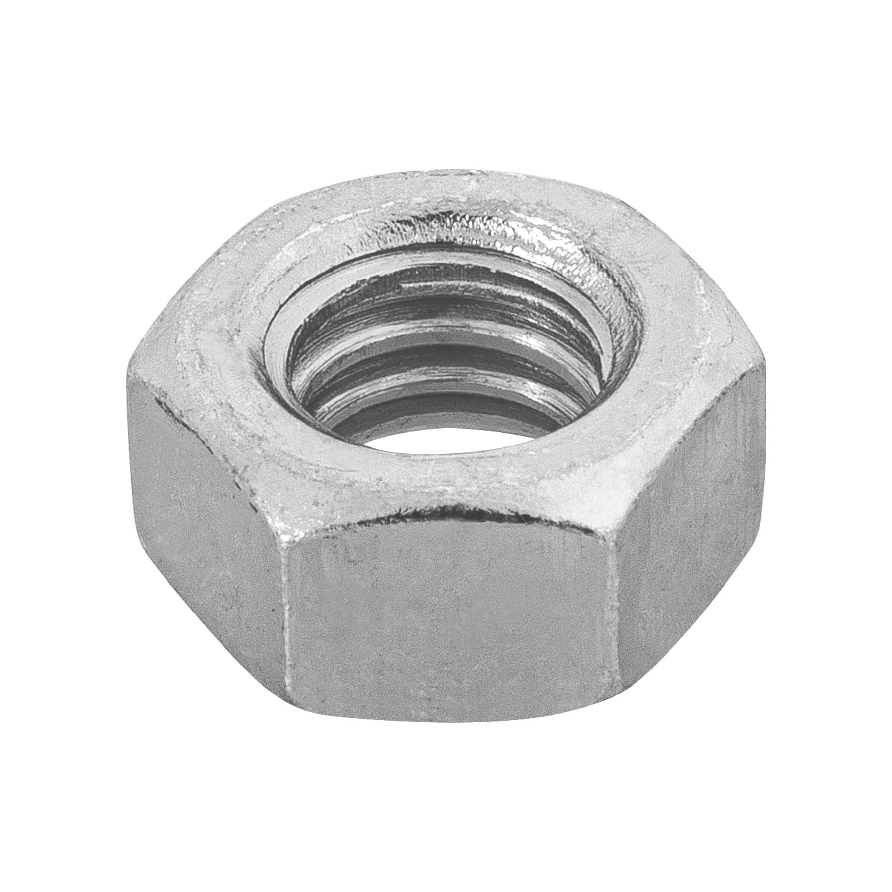 Bolsa con 150 tuercas 5/16' hexagonales de acero galvanizado - Imagen 2
