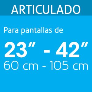 Soporte para pantallas 23' a 42' mov. angular y articulado - Imagen 5