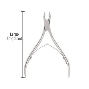 Alicate para manicure 4' cabeza recta, punta mediana, PRETUL - Imagen 4
