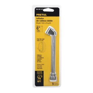Inflador de cabeza doble, cuerda 1/4' NPT, PRETUL - Imagen 5