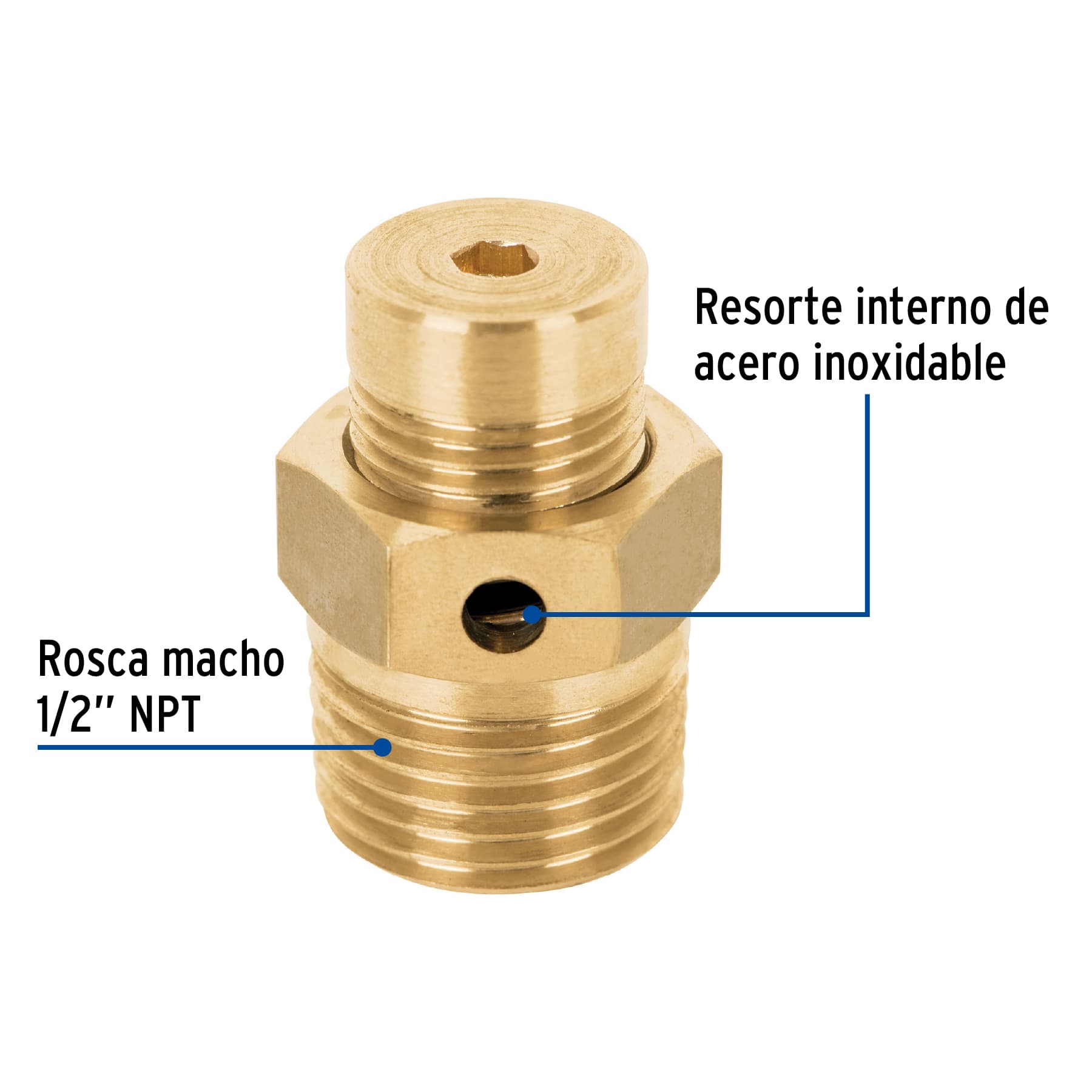 Válvula de alivio 1/2', FOSET - Imagen 3