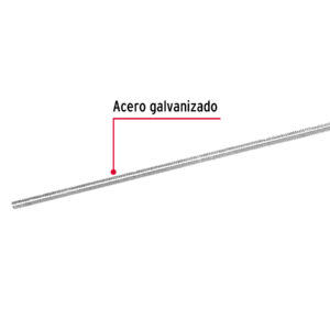 Varilla roscada de 1 m x 1/4', FIERO - Imagen 4