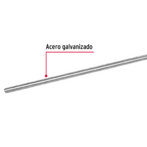 Varilla roscada de 1 m x 7/16', FIERO - Imagen 3