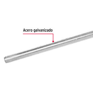 Varilla roscada de 1 m x 7/8', FIERO - Imagen 3