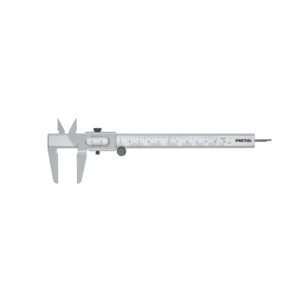 Alternative view of Calibrador vernier escolar 6', acero, std y mm, PRETUL
