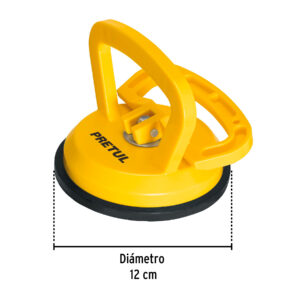 Ventosa de plástico para vidrio, 1 copa de succión, PRETUL - Imagen 4