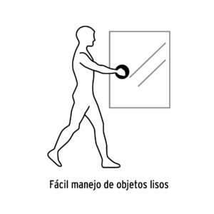 Ventosa de aluminio para vidrio, 1 copa de succión, TRUPER - Imagen 5