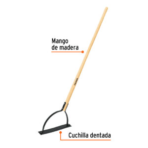 Cortador de maleza, mango de madera 30', TRUPER - Imagen 3