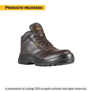 Bota de seguridad café, #25, casquillo de composite, PRETUL