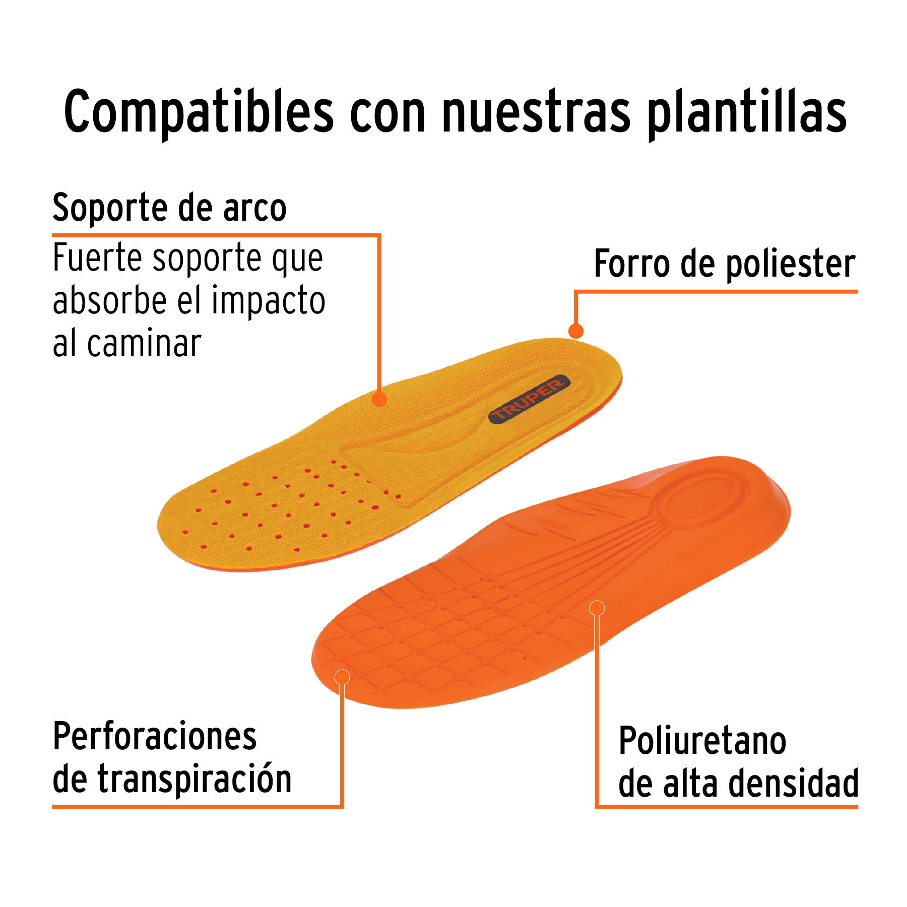 Bota de seguridad café, #25 casquillo de aramida, TRUPER - Imagen 4