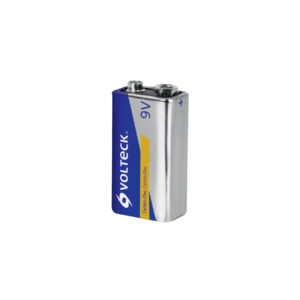 Blíster con 1 pila zinc-carbón 9 V, VOLTECK