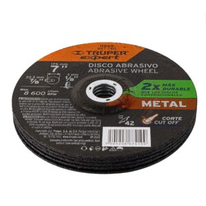 Disco Tipo 42 de 7' x 3.2 mm corte metal, TRUPER EXPERT - Imagen 4