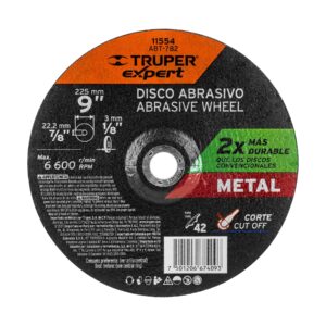 Disco Tipo 42 de 9' x 3.2 mm corte metal, TRUPER EXPERT