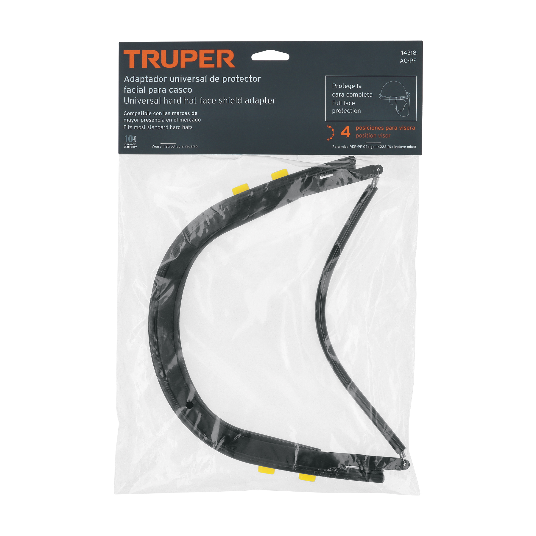 Adaptador de protector facial para casco, TRUPER - Imagen 3