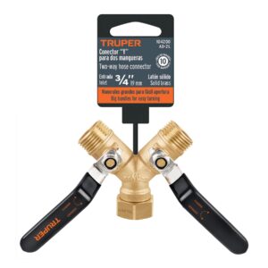 Conector "Y" 3/4" cuerpo robusto con tuerca móvil p/manguera - Imagen 6