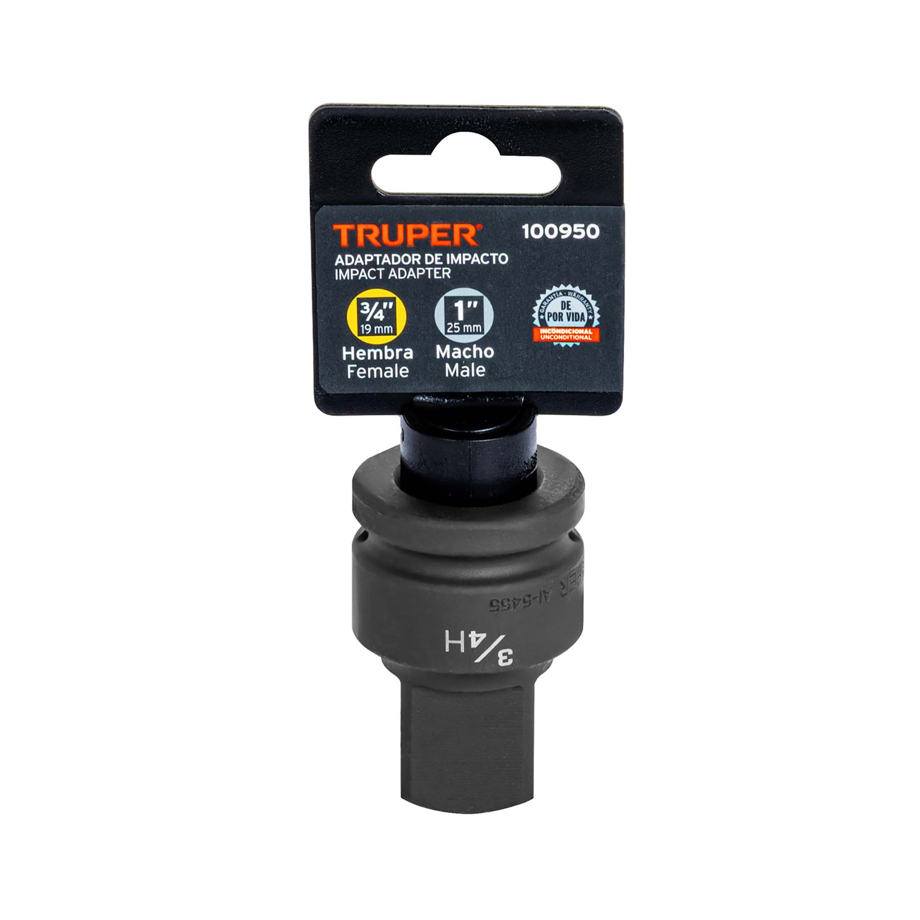 Adaptador de Impacto 3/4' (H) x 1' (M), TRUPER - Imagen 4
