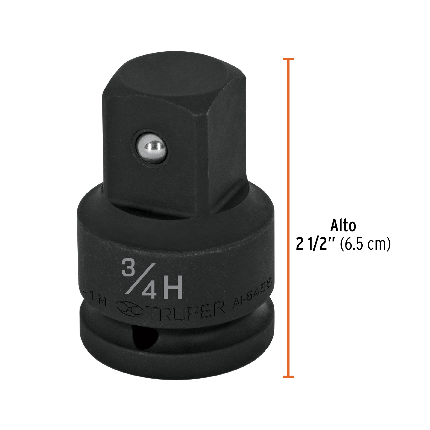 Adaptador de Impacto 3/4' (H) x 1' (M), TRUPER - Imagen 3