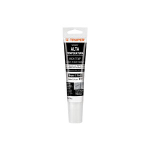 Sellador de silicón negro RTV para altas temperaturas, 85 g