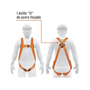 Alternative view of Arnés de cuerpo completo con 1 anillo, ANSI, TRUPER
