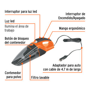 Alternative view of Aspiradora para auto,12 volts, TRUPER