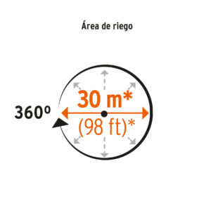 Aspersor agrícola de 1' fundido en latón, TRUPER - Imagen 5